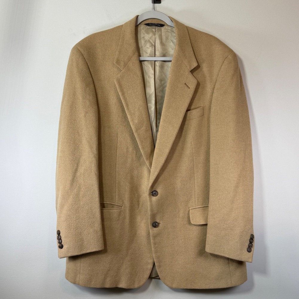 Burberry Camel Tan Wool Sport Coat Blazer
